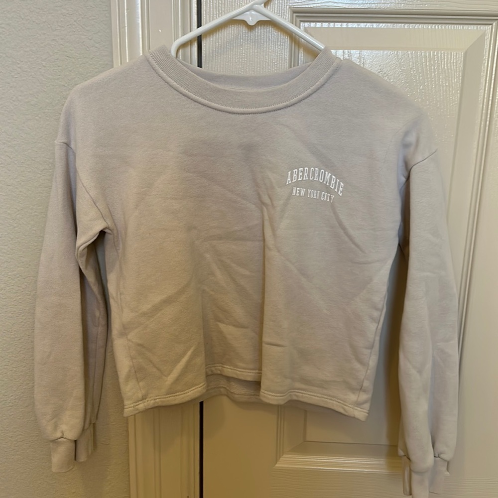 Abercrombie Kids cropped sweatshirt girls size 9/10
